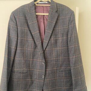 Baumler Checked Sport Coat Pure Wool